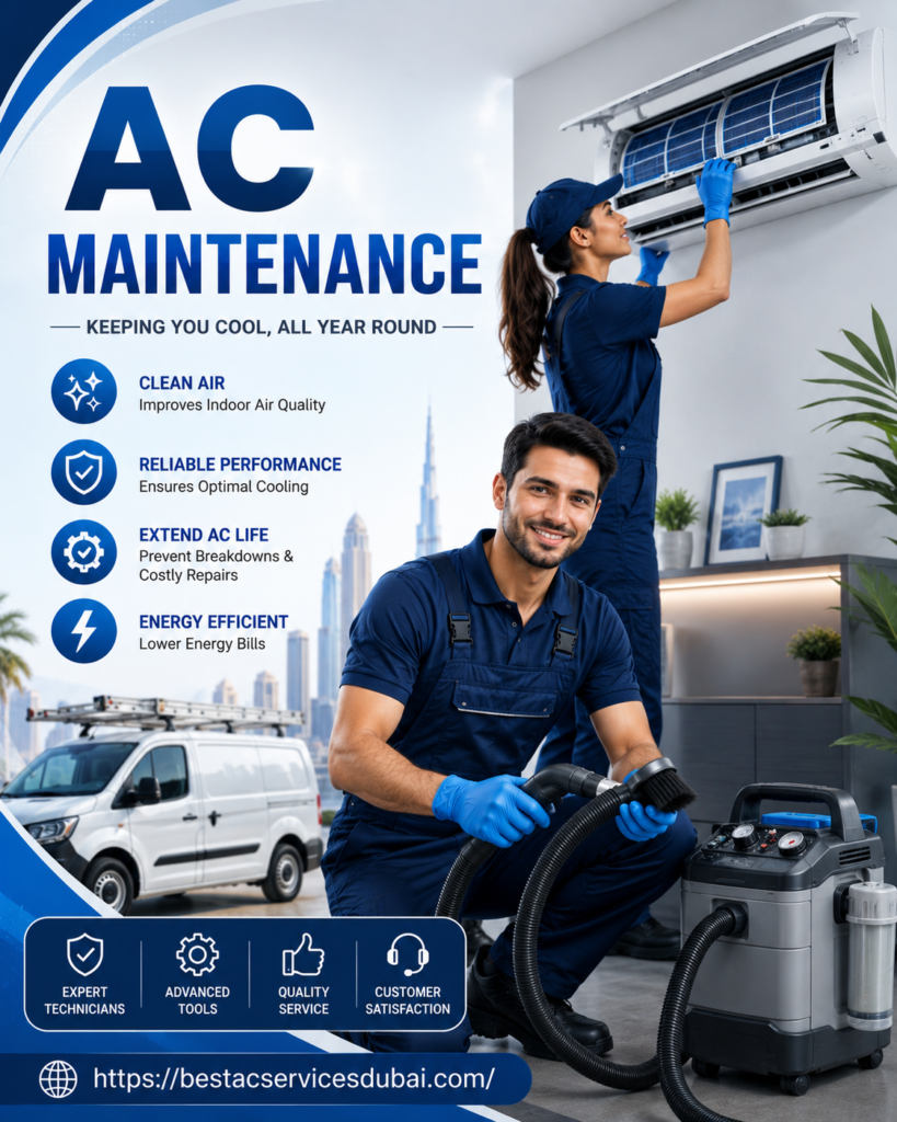 Professional AC maintenance services in Dubai for homes and businesses
